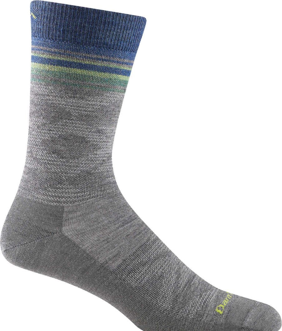 Men'S Darn Tough Socks | Neo Geo Crew Lightweight Lifestyle Socks For Men