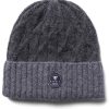 Men'S Vissla Head & Neckwear | Caverns Eco Beanie Charcoal Heather