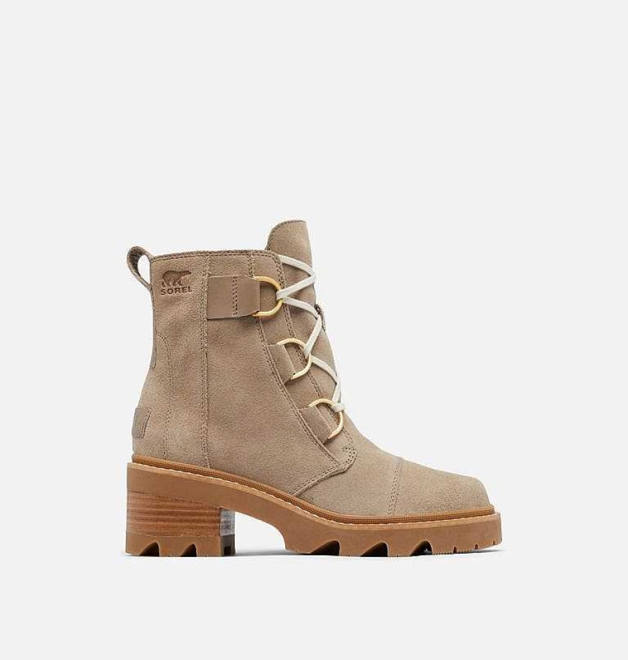 Footwear Sorel Boots | Joan Now Lace Boot For Women Omega Taupe / Gum