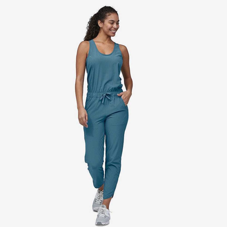 Women'S Patagonia Dresses & Rompers | Fleetwith Romper For Women Wavy Blue