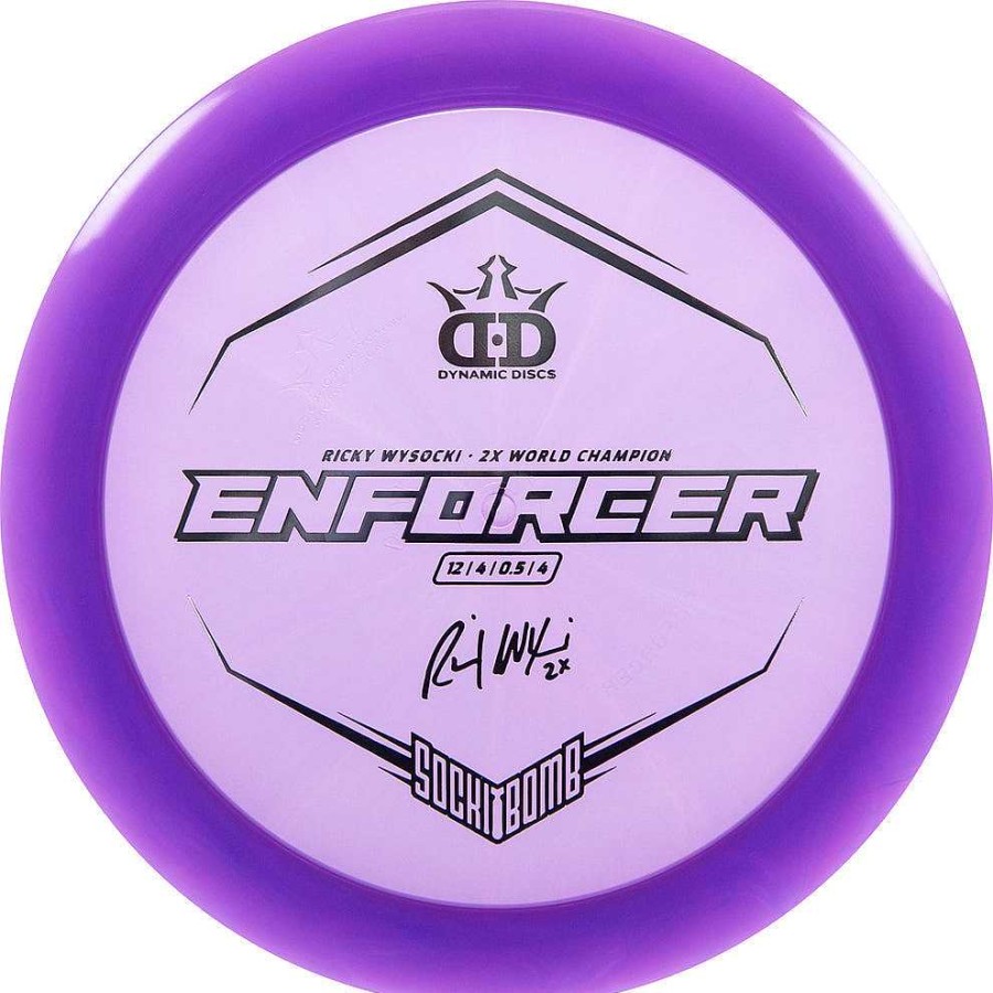 Gear Dynamic Discs | Lucid Enforcer Ricky Wysocki Sockibomb Stamp Assorted