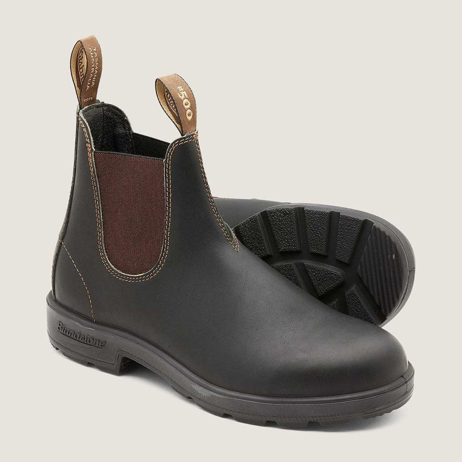 Footwear Blundstone Boots | Unisex Original 500 Chelsea Boots Stout Brown