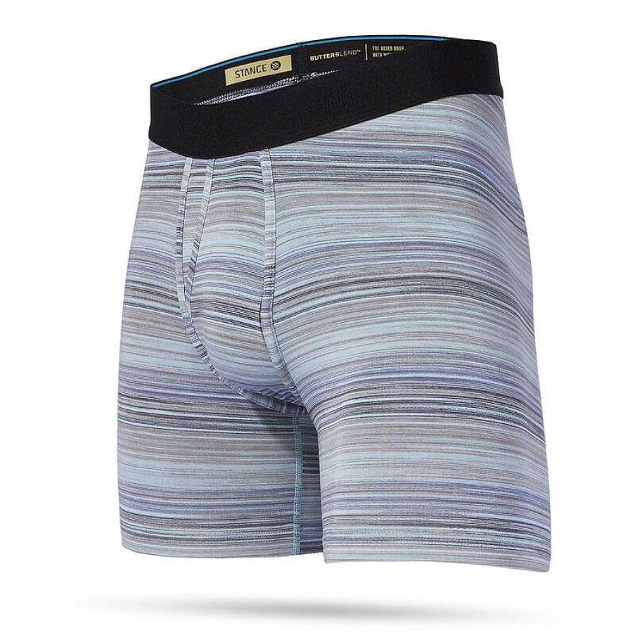 Men'S Stance Baselayers & Underwear | Dakota Butter Blend Boxer Brief For Men Blue