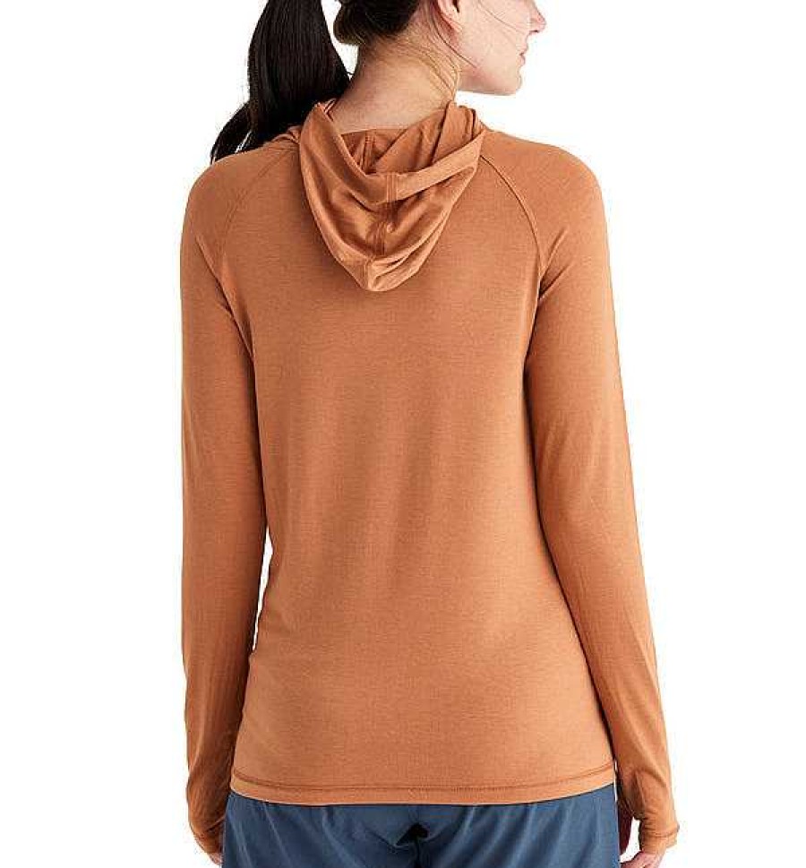 Women'S Free Fly Apparel Shirts | Bamboo Shade Hoodie For Women Desert Sun