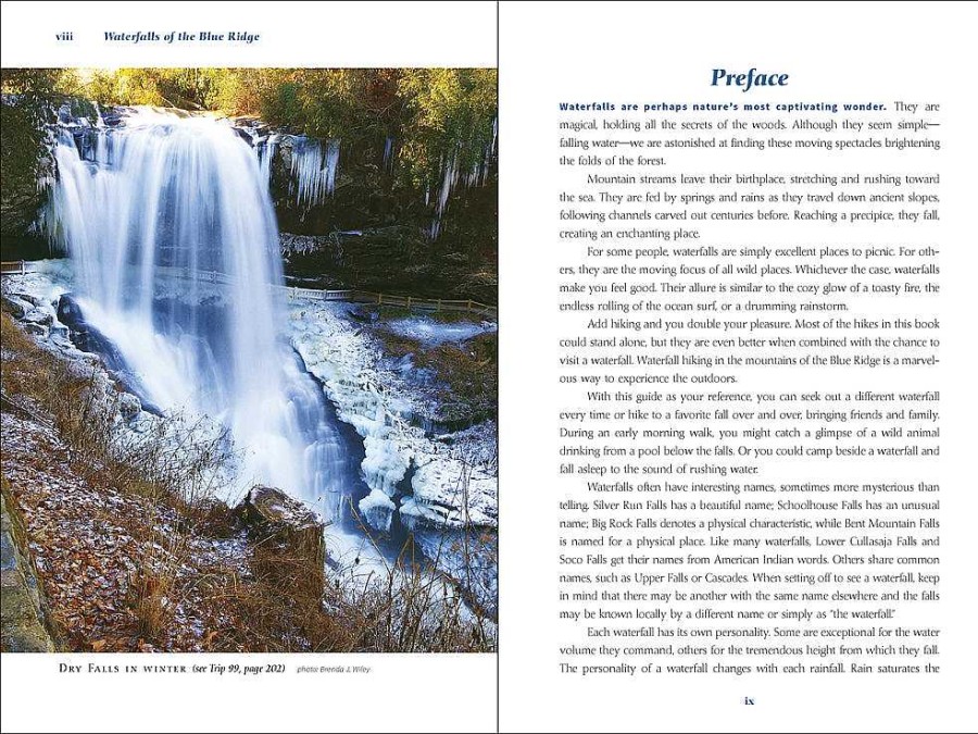 Gear Menasha Ridge Press | Waterfalls Of The Blue Ridge By Johnny Molloy