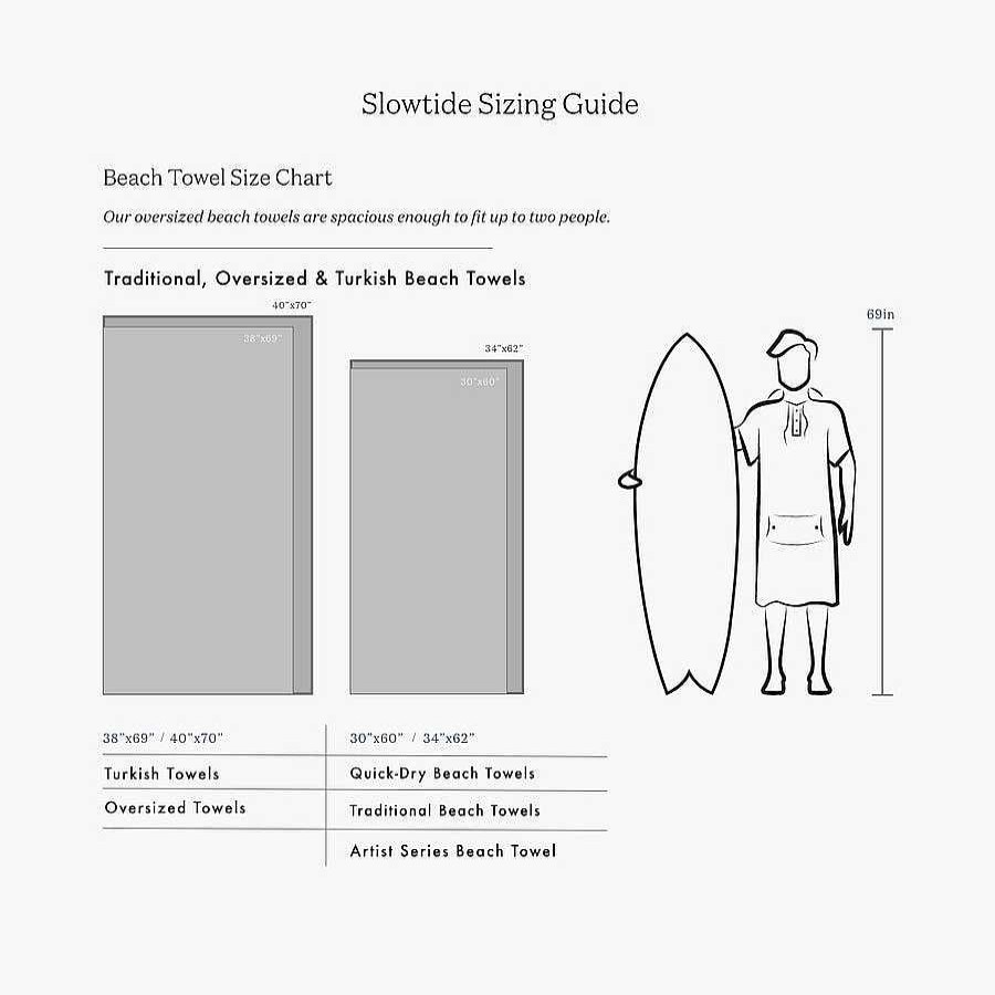 Women'S Slowtide Towels | Loke Turkish Towel Multi