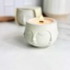 Gear Wiks & Stone | Home Bound Baby Face Concrete Candle