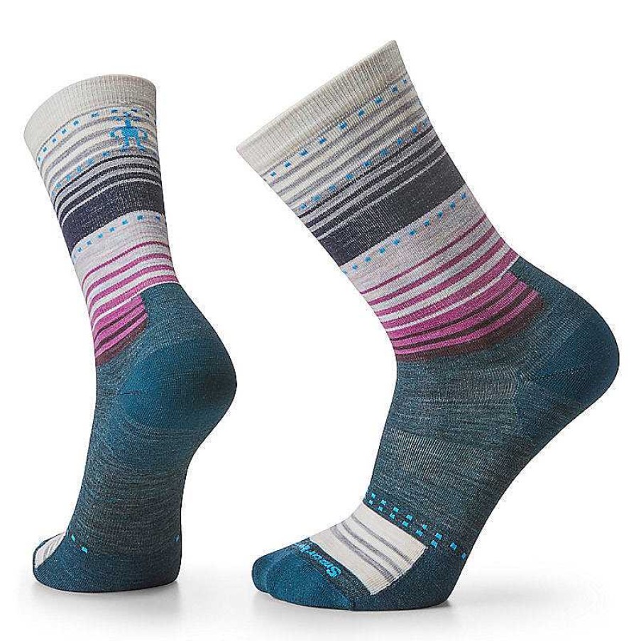 Women'S Smartwool Socks | Everyday Stitch Stripe Zero Cushion Socks For Women