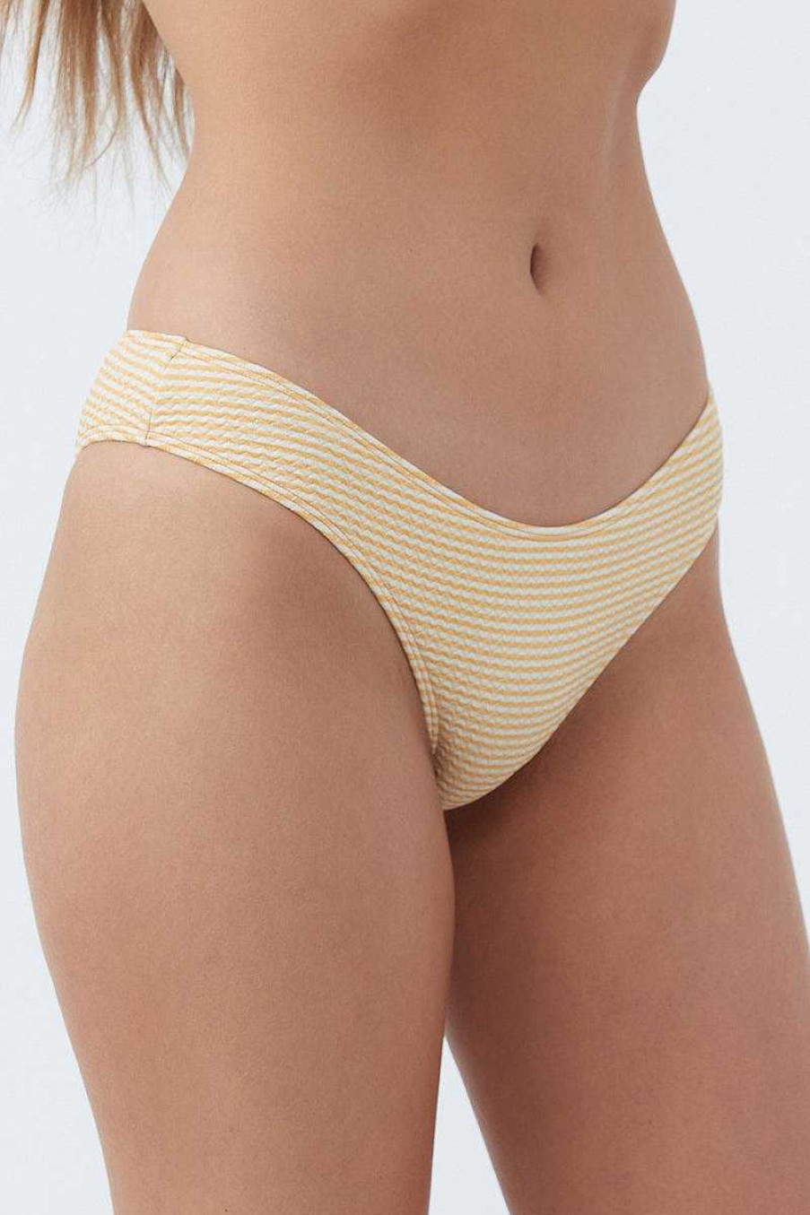 Women'S O'Neill Swimwear | Diya Stripe Matira Bottom For Women Sahara