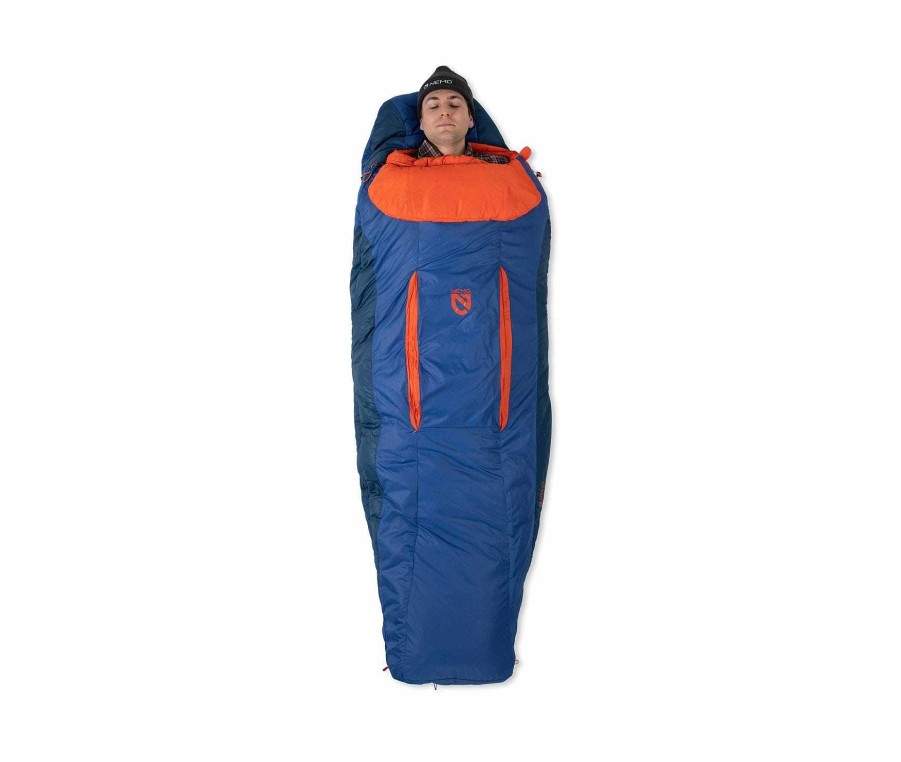 Gear Nemo | Forte 35 Degree Sleeping Bag For Men, Long Eternal/Altitude