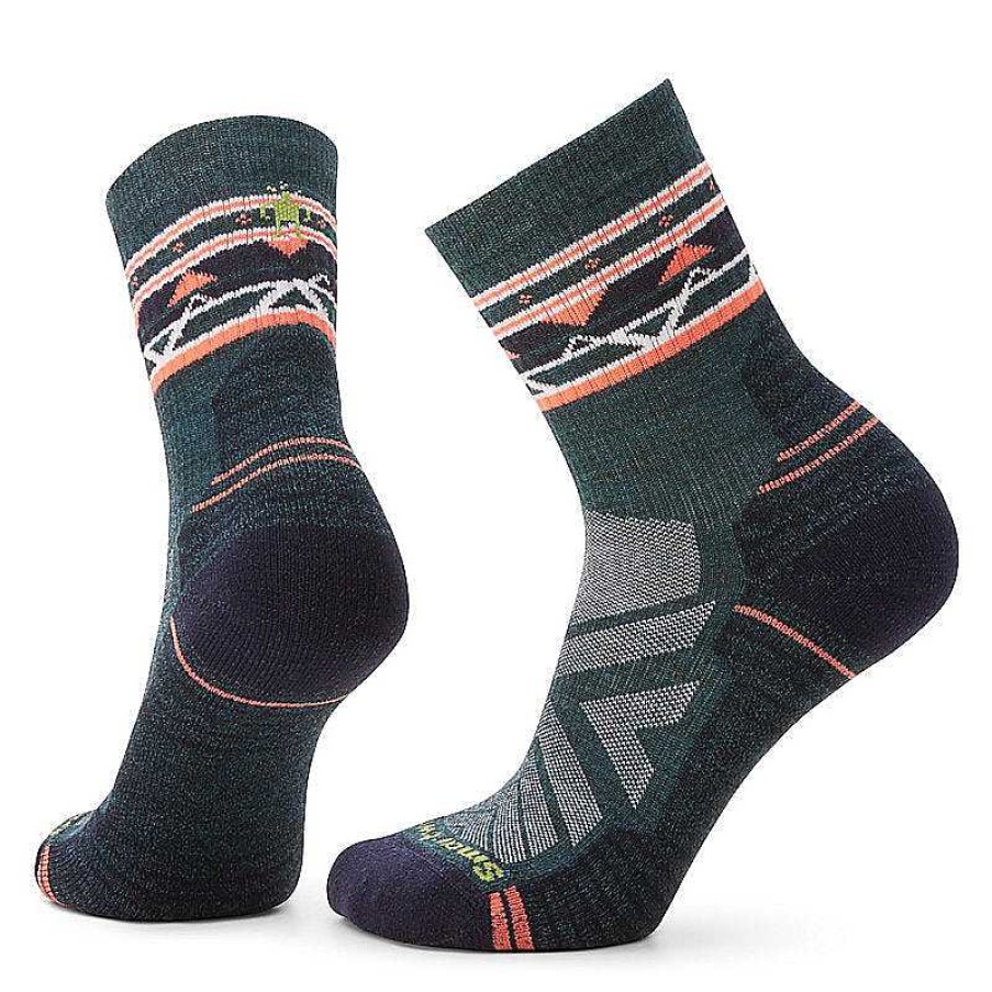 Women'S Smartwool Socks | Hike Light Cushion Zig-Zag Valley Mid Crew Socks For Women