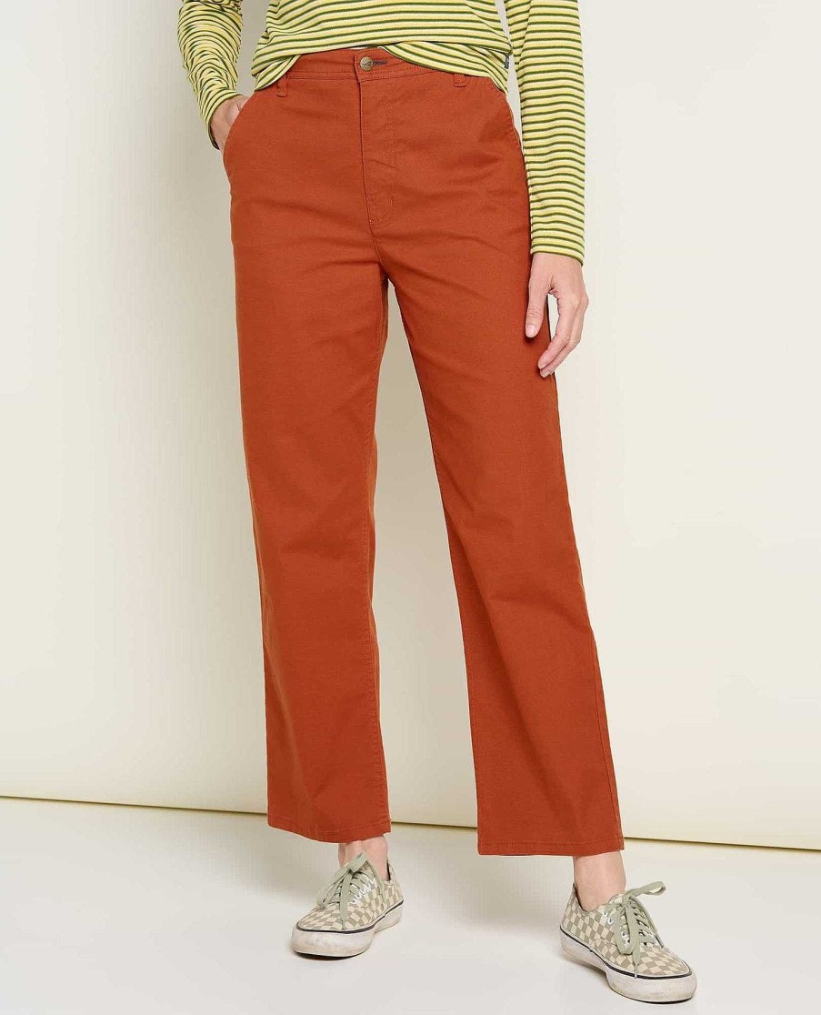 Women'S Toad&Co Pants | Earthworks High Rise Pant For Women Cinnamon