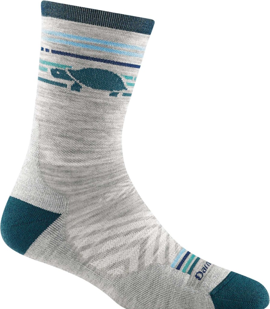 Women'S Darn Tough Socks | Pacer Micro Crew Ulta-Lightweight Running Socks For Women Gray