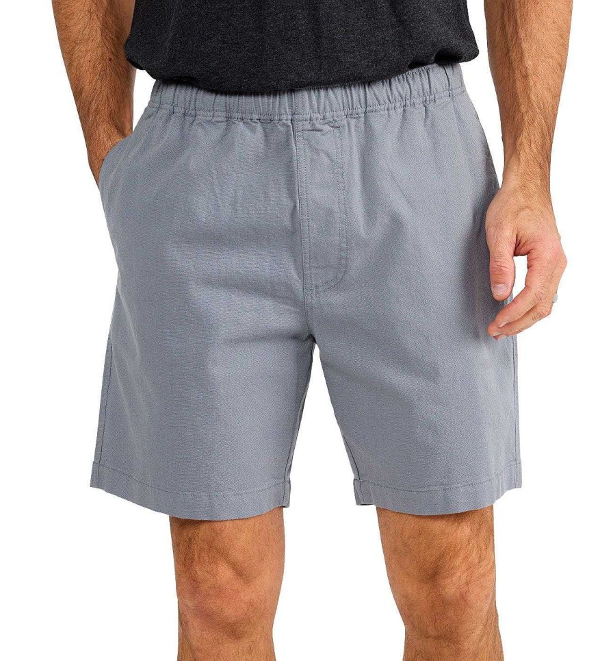 Men'S Free Fly Apparel Shorts | Stretch Canvas Shorts For Men- 7"