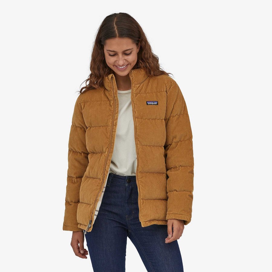 Women'S Patagonia Insulation | Cord Fjord Coat For Women Nest Brown