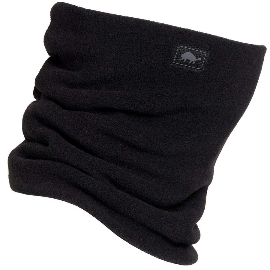 Men'S Turtle Fur Head & Neckwear | Double-Layer Neck Warmer Black