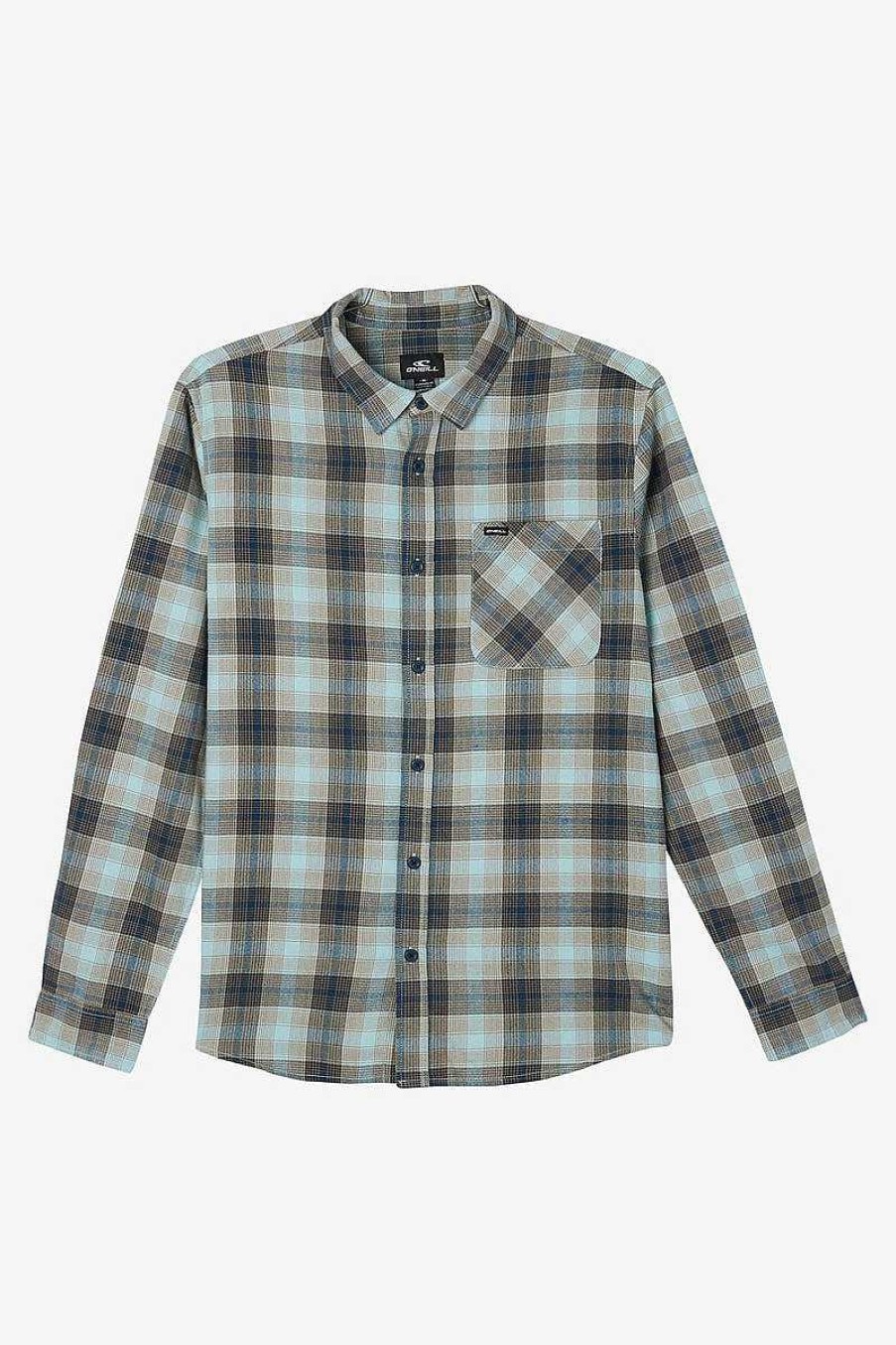 Men'S O'Neill Shirts | Prospect Flannel Shirt For Men Dust Blue