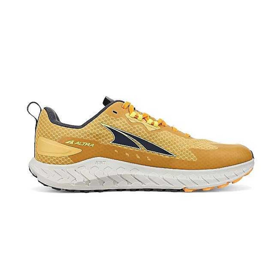 Footwear Altra Shoes | Outroad Shoes For Men Gray/Yellow