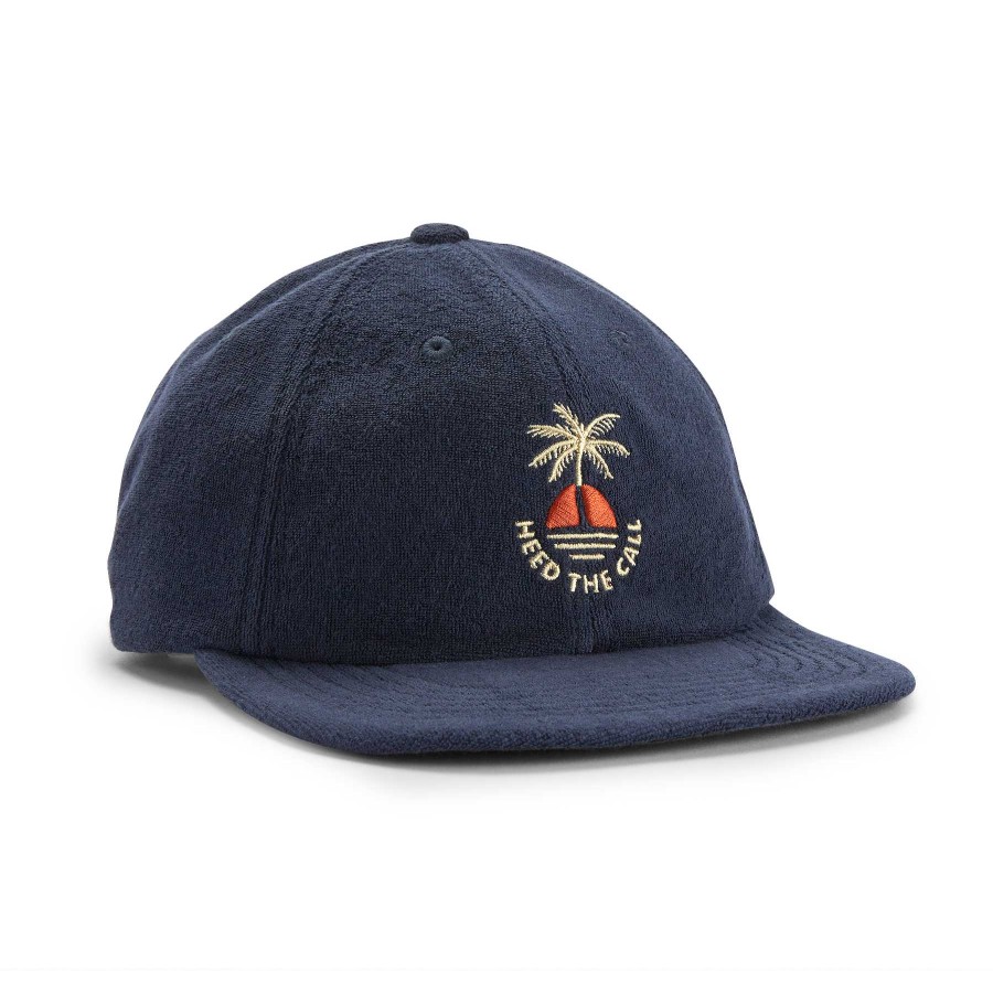 Men'S Howler Brothers Head & Neckwear | Strapback Hat For Men Sunset Palm : Navy