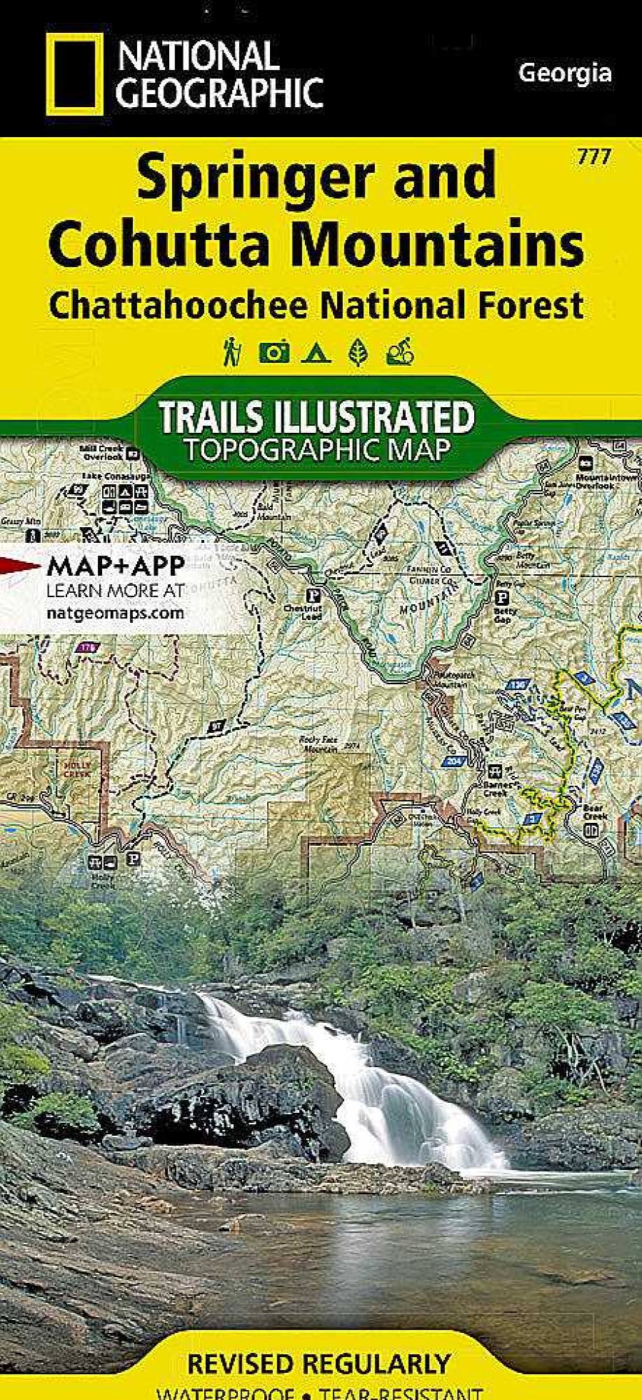 Gear Trails Illustrated | Springer And Cohutta Mountains Map