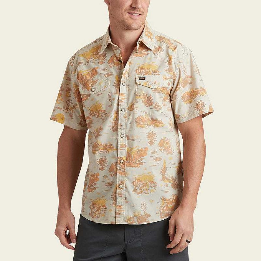 Men'S Howler Brothers Shirts | H Bar B Short Sleeve Snapshirt For Men