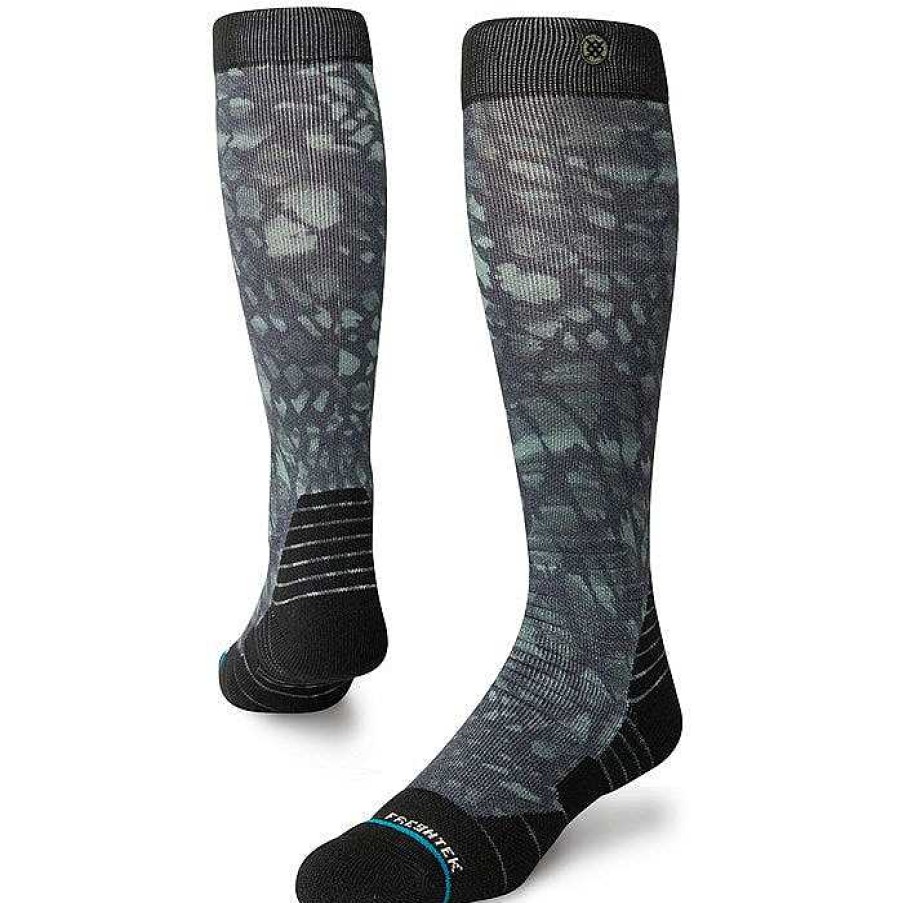 Men'S Stance Socks | Reptilious Snow Socks Green