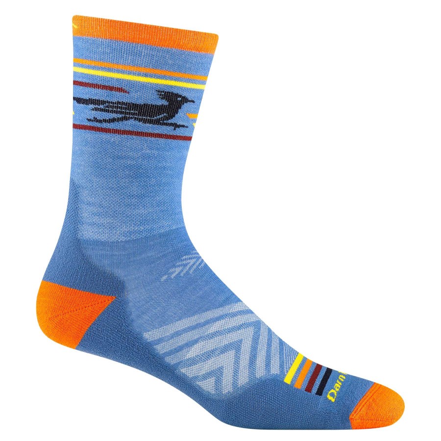 Men'S Darn Tough Socks | Frontrunner Micro Crew Ultra-Lightweight Running Sock For Men Surf