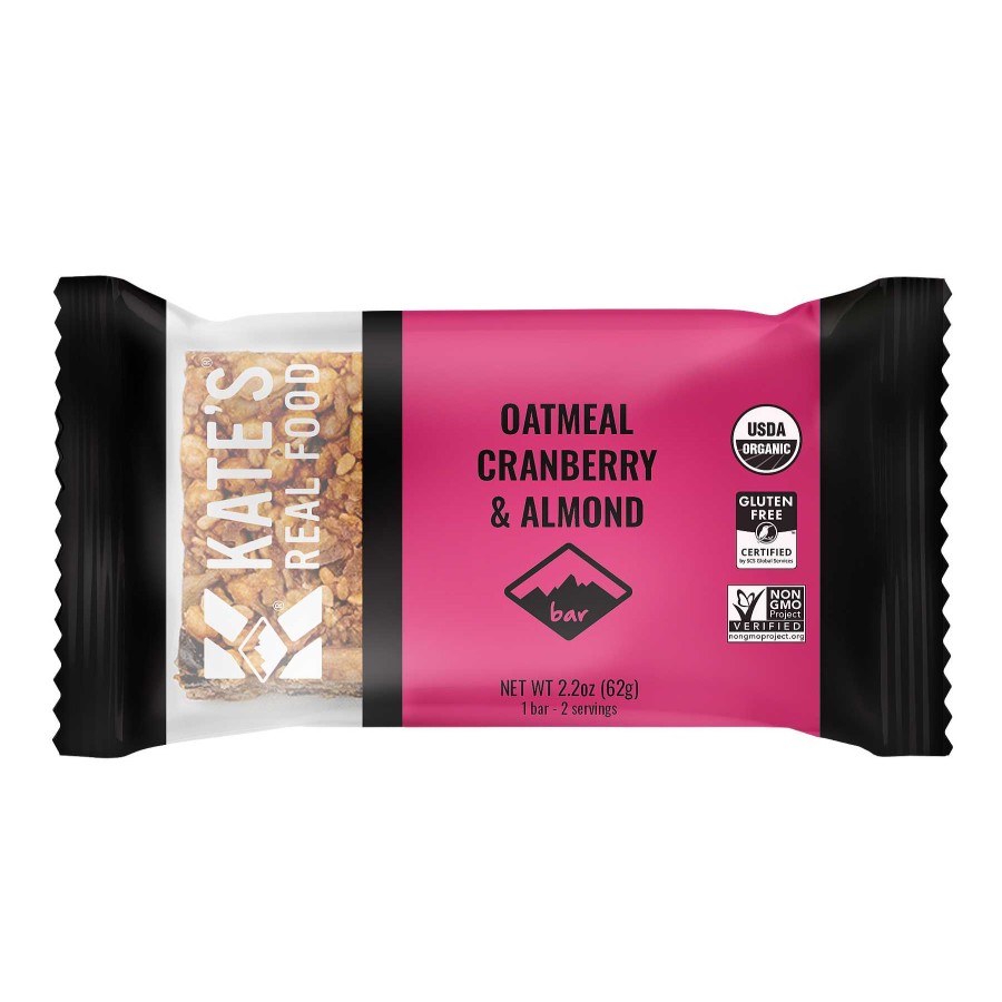 Gear Kate's Real Food Food | Kate'S Oatmeal Cranberry & Almond Bar