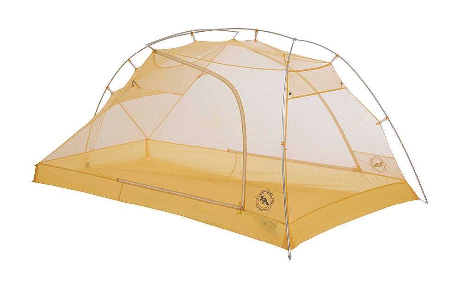 Gear Big Agnes Tents | Tiger Wall Ul2 Solution Dye Backpacking Tent Gray/Yellow