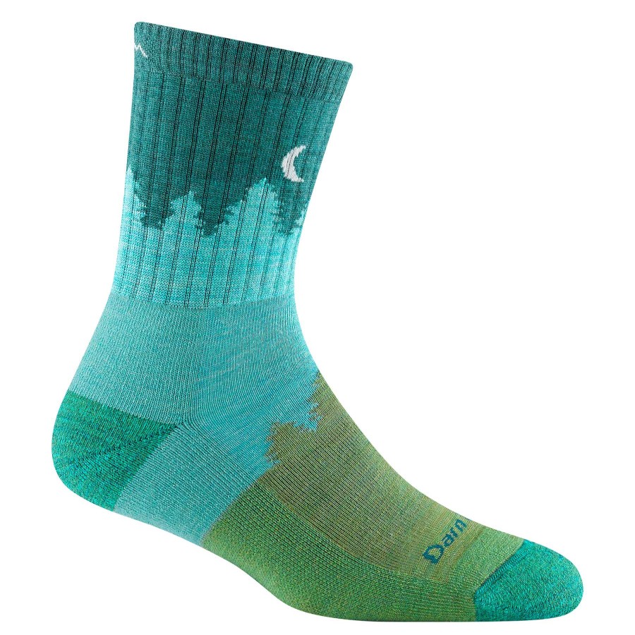 Women'S Darn Tough Socks | Treeline Micro Crew Midweight Hiking Socks For Women