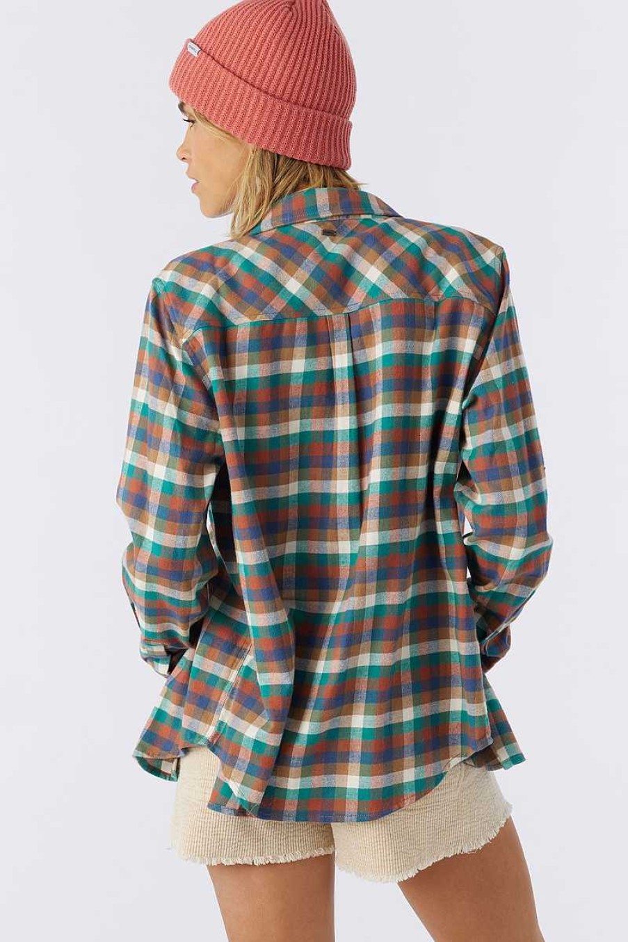 Women'S O'Neill Casual | Logan Flannel Top For Women Multi Colored