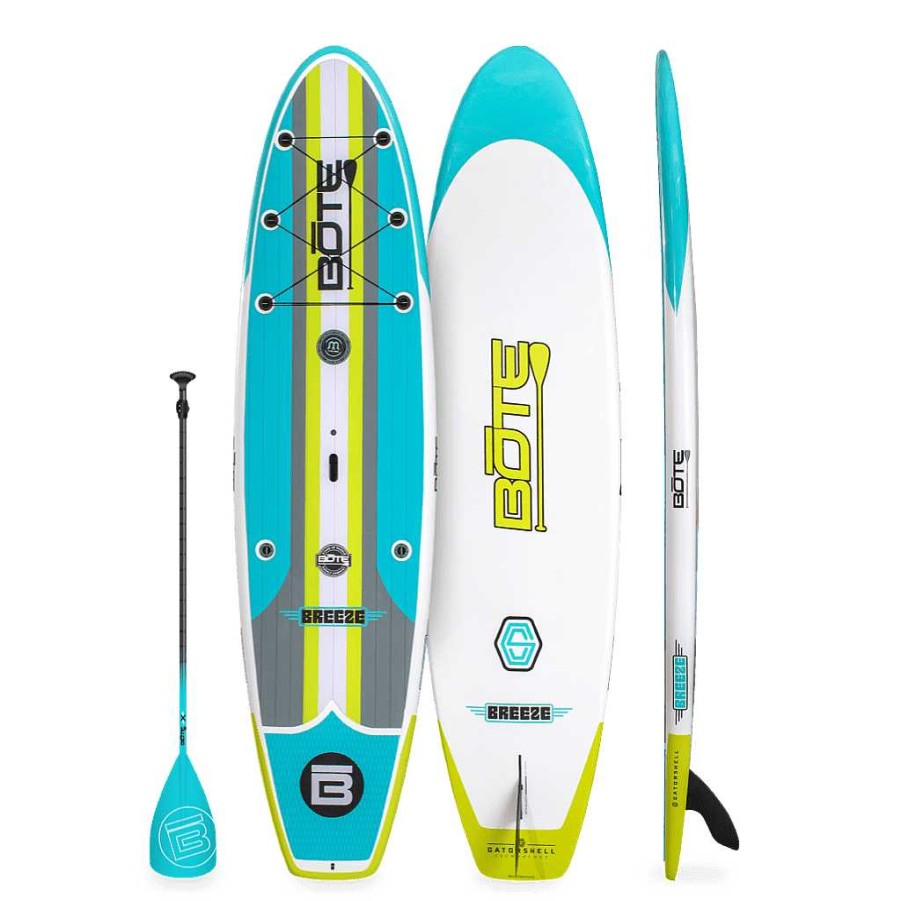 Gear Bote | 11'6" Breeze Aero Inflatable Paddle Board Full Trax Citron