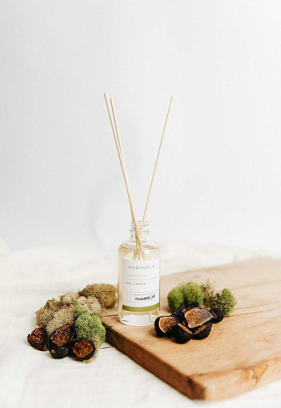 Gear Rekindle Candle Co | Reed Diffuser Fig + Moss