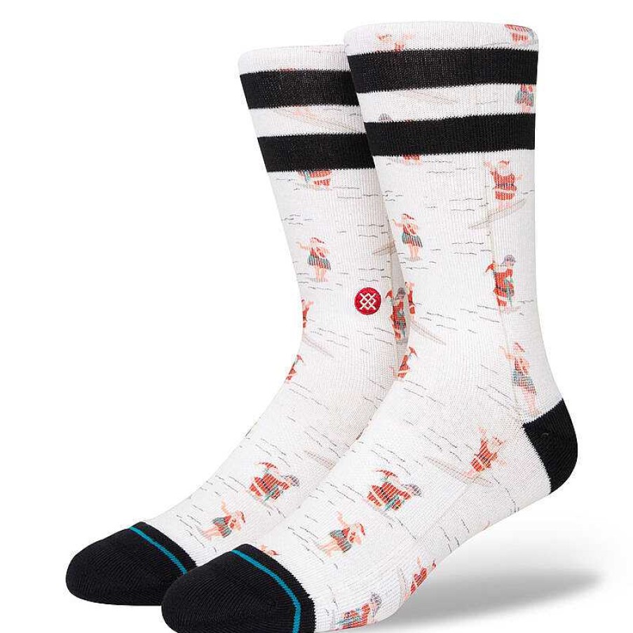 Men'S Stance Socks | Shranta Crew Socks Off White