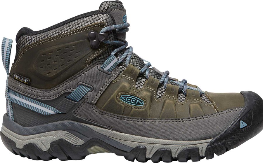 Footwear Keen Boots | Targhee Iii Waterproof Mid For Women Magnet/ Atlantic Blue