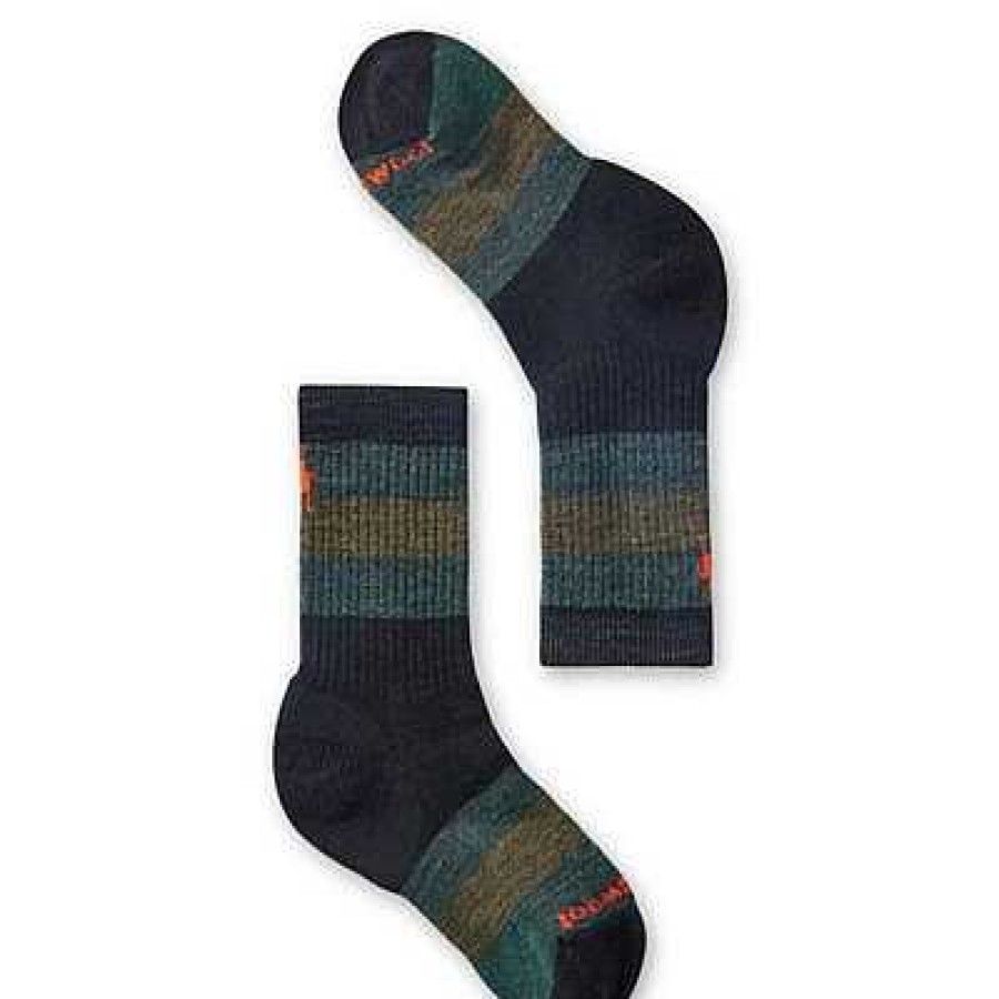 Kids' Smartwool Socks | Hike Full Cushion Striped Crew Socks For Kids