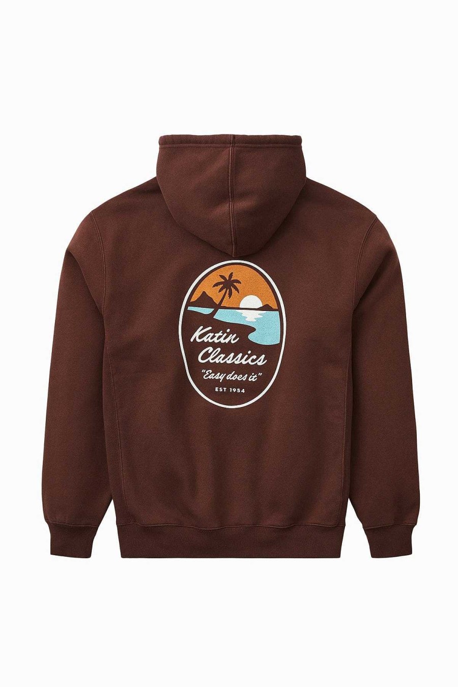 Men'S Katin Sweaters & Hoodies | Logger Hoodie For Men Rum