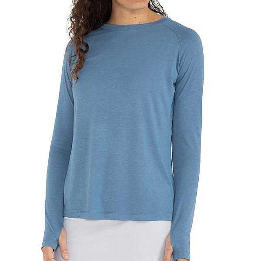 Women'S Free Fly Apparel Shirts | Bamboo Weekender Long Sleeve Shirt For Women