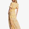 Women'S Billabong Dresses & Rompers | Spellbound Maxi Dress For Women Golden Peach