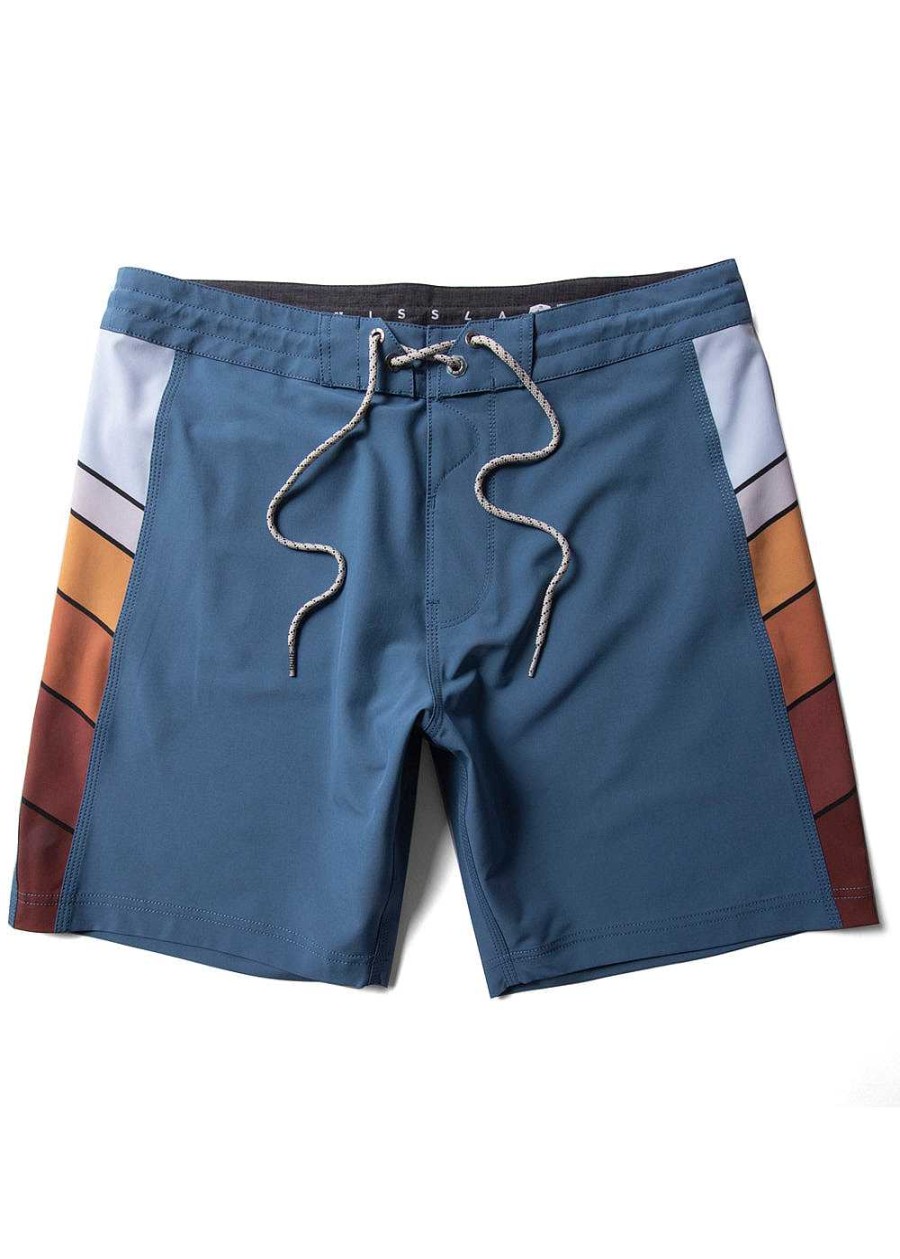 Kids' Vissla Swimwear | Trimline 13" Boardshort For Kids' Harbor Blue