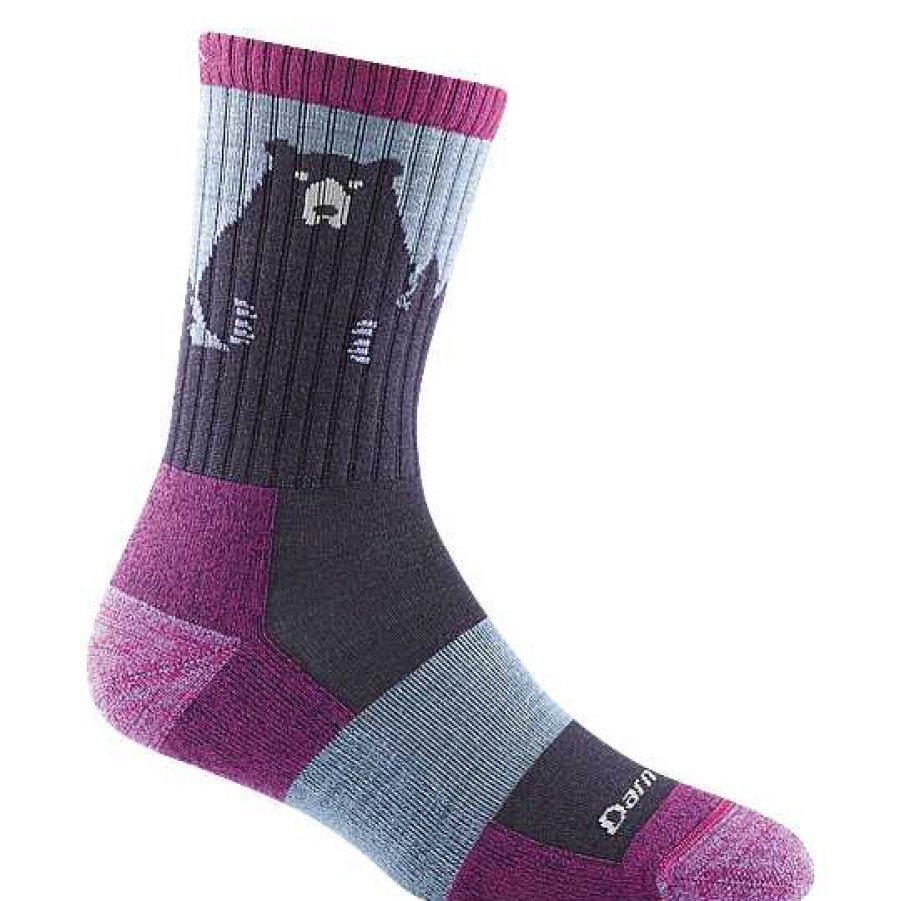 Women'S Darn Tough Socks | Bear Town Micro Crew Light Cushion Socks For Women