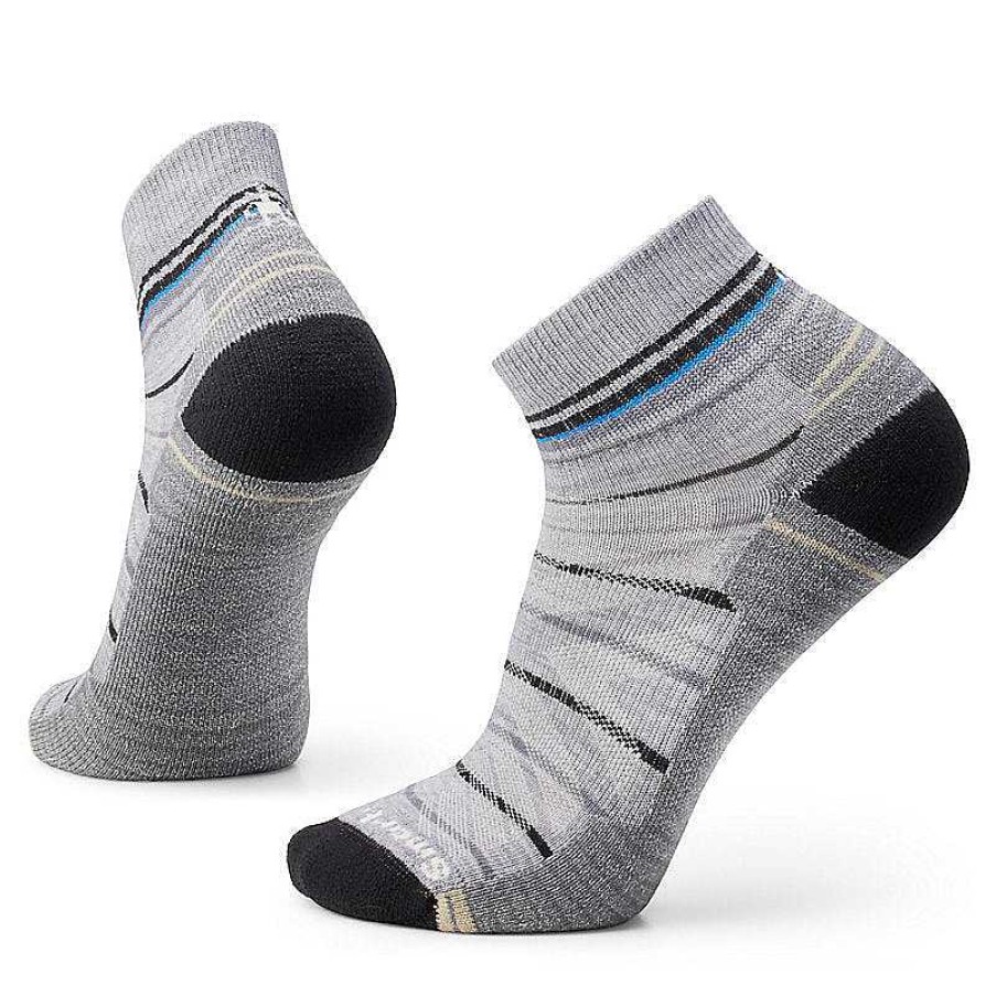 Men'S Smartwool Socks | Hike Light Cushion Pattern Ankle Socks For Men