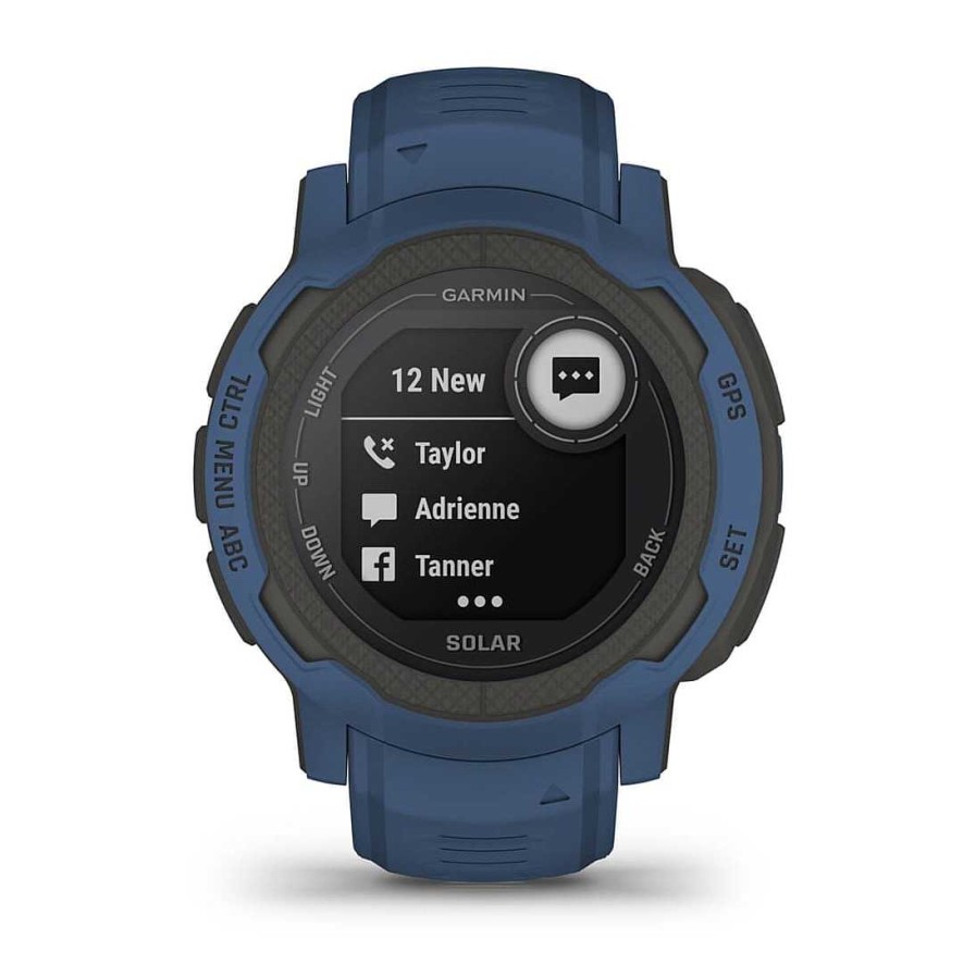 Men'S Garmin Watches | Instinct 2- Solar Edition Tidal Blue