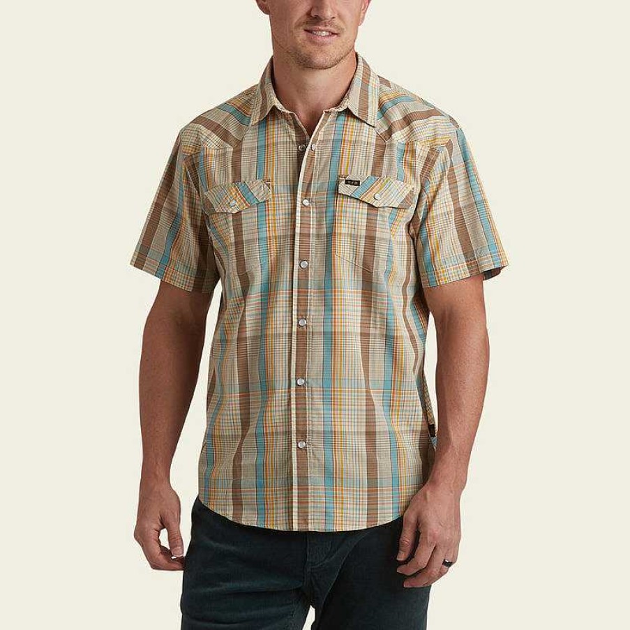 Men'S Howler Brothers Shirts | H Bar B Short Sleeve Snapshirt For Men