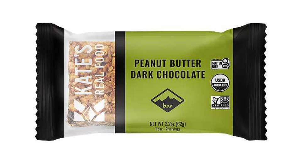 Gear Kate's Real Food Food | Kate'S Peanut Butter Dark Chocolate Bar Peanut Butter/Dark Chocolate