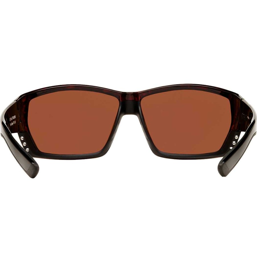 Men'S Costa Del Mar Sunglasses & Goggles | Tuna Alley Sunglasses Tortoise / Green Mirror