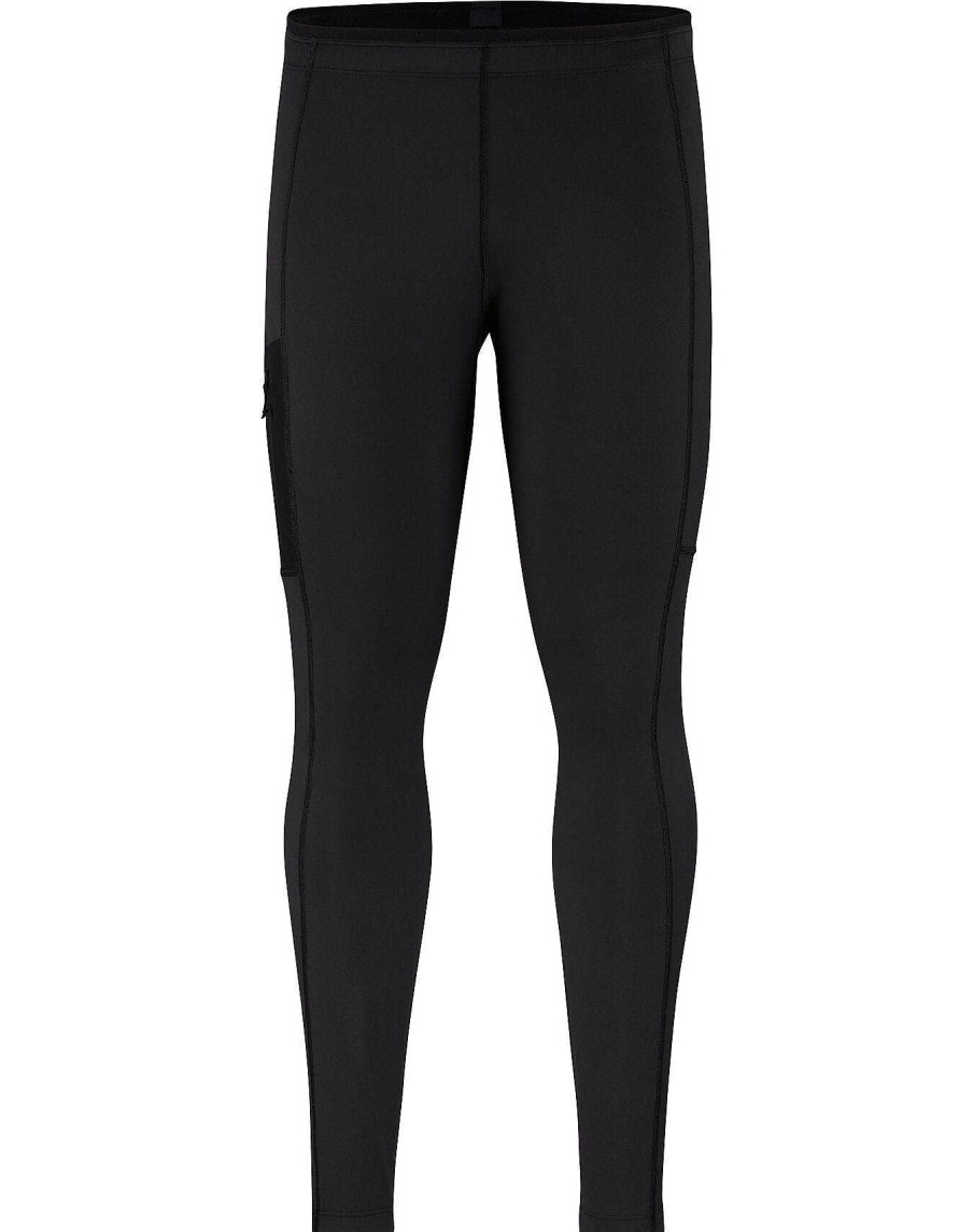 Men'S Arc'Teryx Pants | Rho Lt Bottoms For Men Black