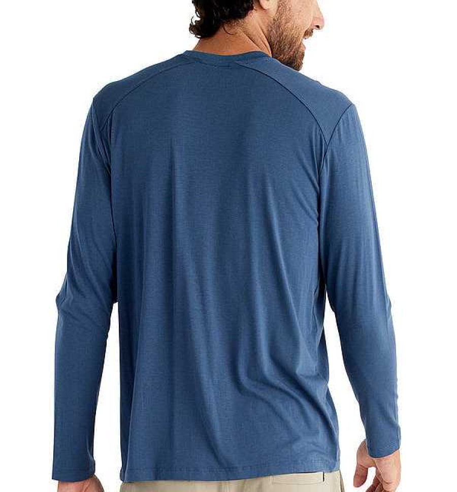 Men'S Free Fly Apparel T-Shirts | Bamboo Shade Long Sleeve Shirt For Men