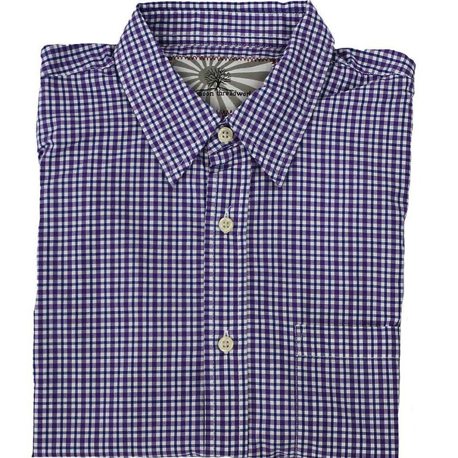 Half-Moon Collection Half-Moon Threadworks Half-Moon Apparel | Herring Short Sleeve Oxford Shirt For Men