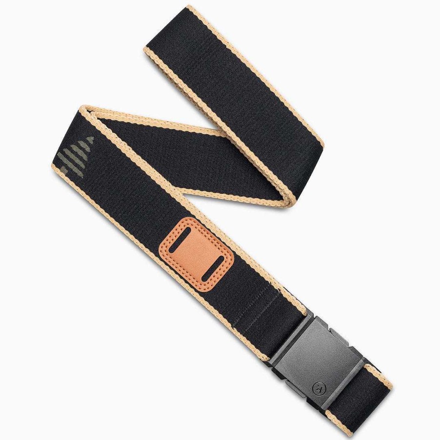 Men'S Arcade Belts Belts | Blackwood Long Belt Black/Sand